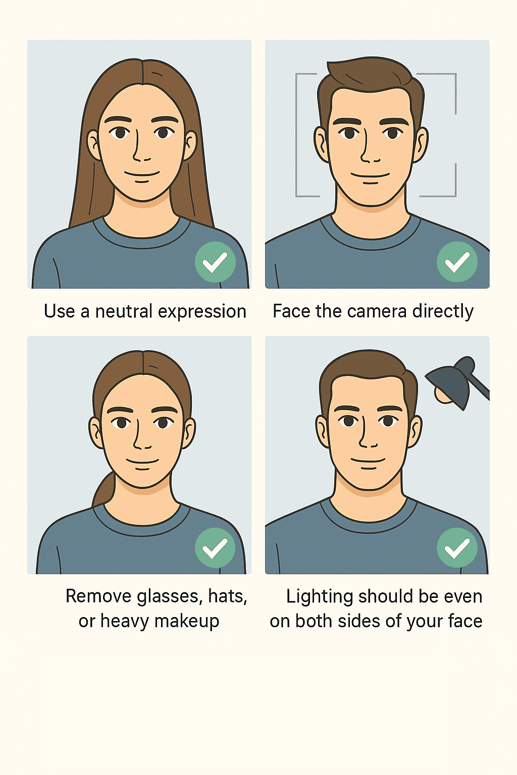 Upload instructions visual guide